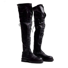 Load image into Gallery viewer, Women’s Stylish Genuine Leather Skin Thigh-High Boots – Fine Quality Accessories