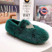 Load image into Gallery viewer, Women&#39;s Warm Stylish  Outside Fur Moccasins - Ailime Designs