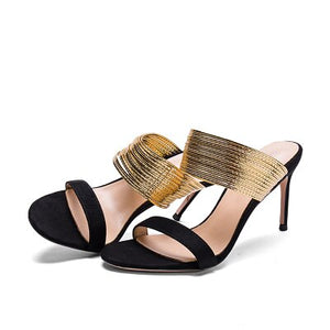 Women's Sexy Two-toned Mules