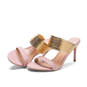 Women's Sexy Two-toned Mules