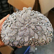 Load image into Gallery viewer, Flower Boat Crystal Design Evening bags - Ailime Designs
