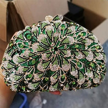 Load image into Gallery viewer, Flower Boat Crystal Design Evening bags - Ailime Designs
