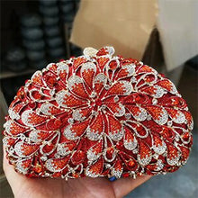 Load image into Gallery viewer, Flower Boat Crystal Design Evening bags - Ailime Designs