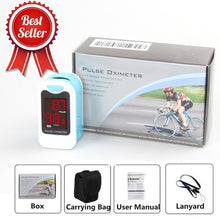Load image into Gallery viewer, Finger Tip Pulse Oximeter Blood Oxygen Monitor
