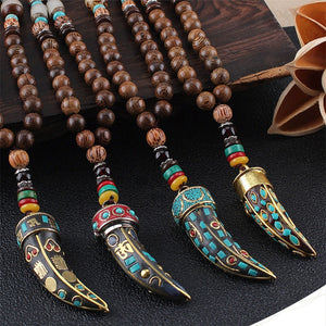 Beautiful Natural Wood Beaded Necklaces – Jewelry Craft Supplies