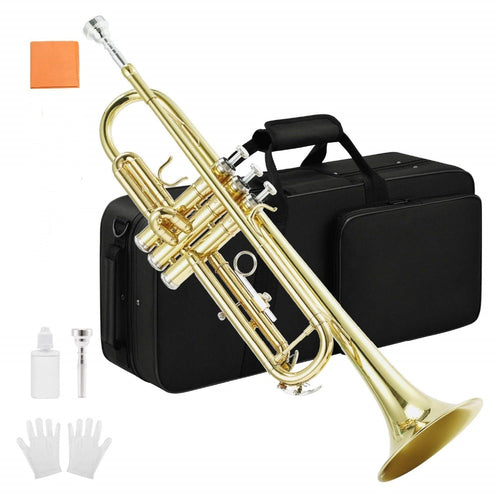 Professional  Gold Musical Trumpet - Ailime Designs