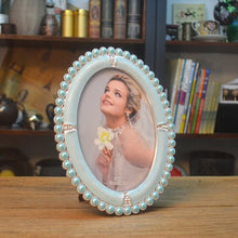 Load image into Gallery viewer, Elegant Oval Faux Pearl Design Photo Frames - Ailime Designs