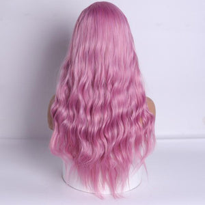 Best Hot Pink Wavy Synthetic Hair Wigs -  Ailime Designs
