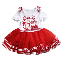 Load image into Gallery viewer, Children&#39;s Candy Stripe Pageant Princess Tutu Dresses - Ailime Designs - Ailime Designs