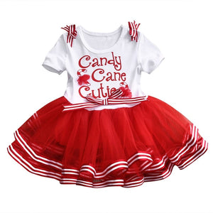 Children's Candy Stripe Pageant Princess Tutu Dresses - Ailime Designs - Ailime Designs