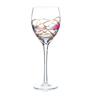 Beautiful Stain Glass Design Champagne Glasses - Ailime Designs