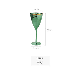 Beautiful Green Nordic Texture Design Glassware - Ailime Designs