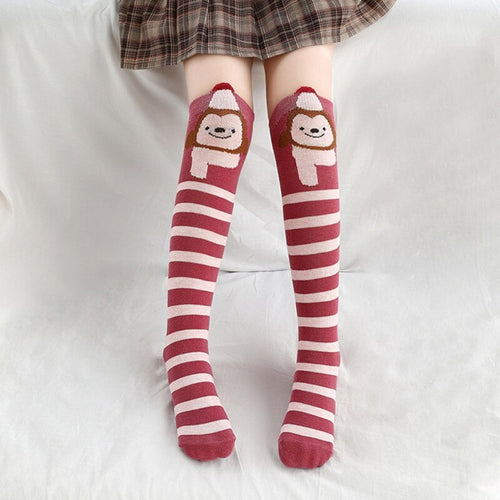 Children’s Character Print Design Knee High Socks - Ailime Designs