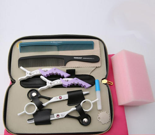 Barber Block Color Design 2pc Hair Cutting Shear Sets - Ailime Designs