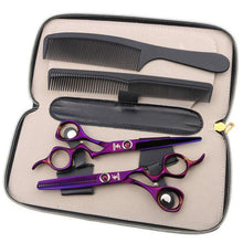 Load image into Gallery viewer, Barber Purple Royalty Hair Cutting Shear Sets - Ailime Designs