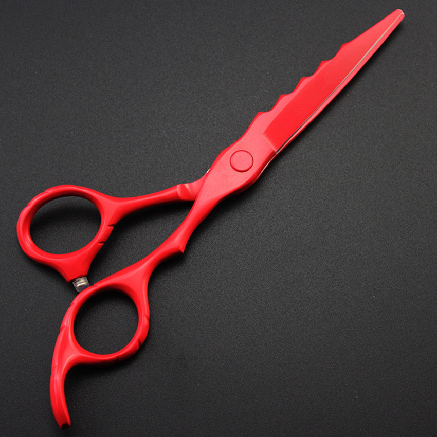 Barber Red Cutting & Thinning Hair Scissors - Ailime Designs