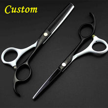 Load image into Gallery viewer, Barber Street Style Block Design Hair Cutting Scissors – Ailime Designs