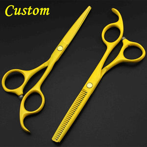 Barber Street Style Block Design Hair Cutting Scissors – Ailime Designs