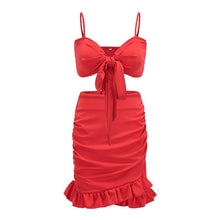 Load image into Gallery viewer, Women’s Red Hot Stylish Fashion Apparel - Ruffle Mini Dresses