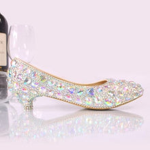 Load image into Gallery viewer, Women’s Beautiful  Crystal Design Shoes – Fashion Footwear