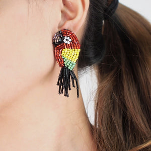 Women's Stylish Bohemian Style Beaded Earrings
