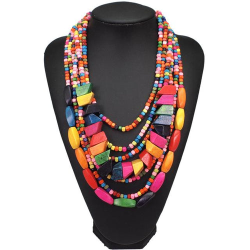Women's Multi-color Handmade Bohemian Necklace