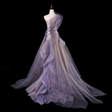 Load image into Gallery viewer, Beautiful Ruffle Tier Elegant Couture Evening Gown – Ailime Designs