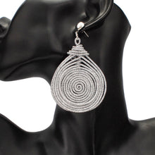 Load image into Gallery viewer, Women&#39;s Bohemian Style Spiral Earrings