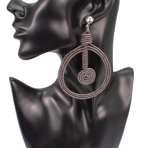 Women's Bohemian Style Spiral Earrings