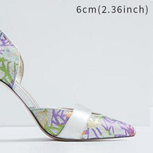 Load image into Gallery viewer, Women&#39; Two-toned Strap Design Pointed Shoes