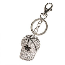 Load image into Gallery viewer, Rhinestone Baseball Cap Keychain Holders - Purse Accessories