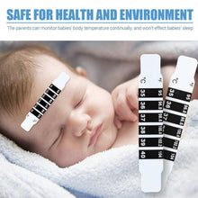 Load image into Gallery viewer, 10 Pcs Babies Forehead Thermometer Strips - Ailime Designs
