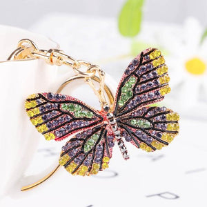 Butterfly Rhinestone Keychain Holders - Purse Accessories
