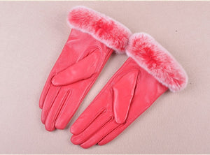 Great Style Women’s Genuine Leather Skin Gloves –Winter Accessories