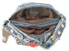 Load image into Gallery viewer, Denim Style Crystal Trim Handbags - Ailime Designs