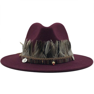 Women’s Fantastic Stylish Fedora Brim Hats - Ailime Designs