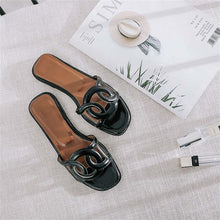 Load image into Gallery viewer, Women&#39;s Stylish Genuine Leather Skin Mules