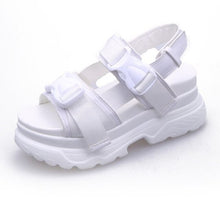 Load image into Gallery viewer, Women&#39;s Buckle Style Design Platform Sandals