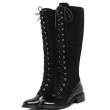 Load image into Gallery viewer, Women&#39;s Military Style String Lace Boots