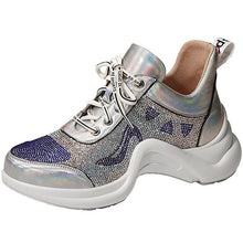 Load image into Gallery viewer, Women&#39;s Metallic Design Arch Sole Sneakers