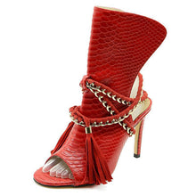 Load image into Gallery viewer, Women&#39;s Gladiator Fringe Tassel Design Shoe Boots