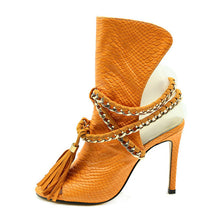 Load image into Gallery viewer, Women&#39;s Gladiator Fringe Tassel Design Shoe Boots