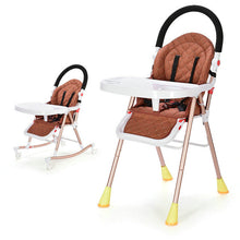 Load image into Gallery viewer, Children&#39;s Gray Multi-functional Adjustable 2 n&#39; 1 Highchairs - Ailime Designs