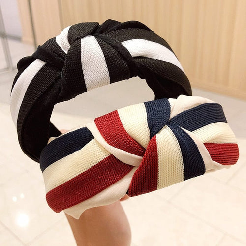 Cool Stripe Design Knotted Headbands - Ailime Designs