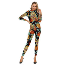 Load image into Gallery viewer, Women&#39;s 3D Digital Steam Punk Design Jumpsuits - Ailime Designs