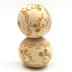 Beautiful Natural Wooden Beads – Jewelry Craft Supplies