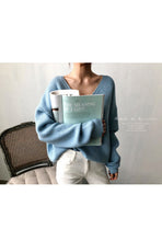 Load image into Gallery viewer, Women&#39;s V-Neck Loose Sweaters