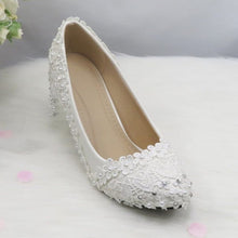 Load image into Gallery viewer, Women’s Beautiful Lace Design Shoes – Fashion Footwear