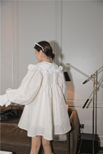 Load image into Gallery viewer, Women&#39;s Peter Pan Collar Design Loose Dress
