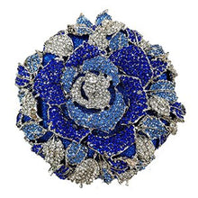 Load image into Gallery viewer, Elegant Red Crystal Flower Design Wedding Handbags - Ailime Designs